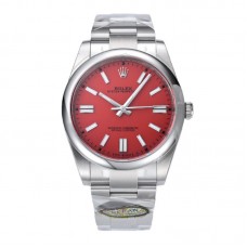 Oyster Perpetual 41mm Coral Red Dial 124300 Oyster Perpetual 41mm Coral Red Dial 124300