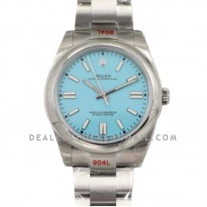 Oyster Perpetual 41mm Turquoise Blue Dial 114300