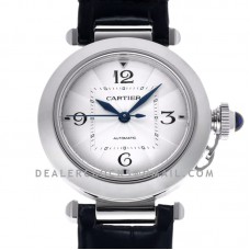 Pasha de Cartier 35mm in Blue Leather Strap