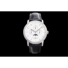 Patrimony Perpetual Calendar Ultra-Thin White Dial in White Gold with Diamond Bezel Patrimony Perpetual Calendar Ultra-Thin White Dial in White Gold with Diamond Bezel