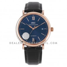 Portofino Automatic IW356522 Blue Dial in Rose Gold Portofino Automatic IW356522 Blue Dial in Rose Gold