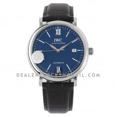 Portofino Automatic IW356518 Blue Dial with White Markers in Steel Portofino Automatic IW356518 Blue Dial with White Markers in Steel