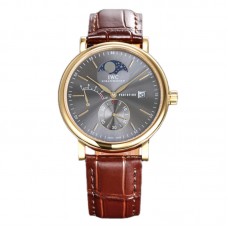 Portofino Hand Wound Moon Phrase IW516402 Grey Dial in Yellow Gold Portofino Hand Wound Moon Phrase IW516402 Grey Dial in Yellow Gold
