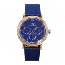 Portofino Perpetual Calendar IW3446 Blue Dial in Rose Gold Portofino Perpetual Calendar IW3446 Blue Dial in Rose Gold
