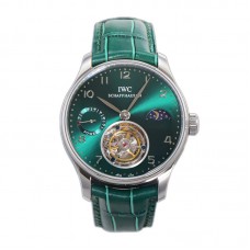 Portugese Tourbillon Green Dial on Steel