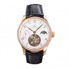 Portugese Tourbillon White Dial on Rose Gold