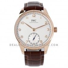 Portugieser Automatic 40 IW358306 White Dial in Rose Gold Portugieser Automatic 40 IW358306 White Dial in Rose Gold
