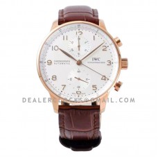 Portugieser Chronograph IW371611 White Dial in Rose Gold Portugieser Chronograph IW371611 White Dial in Rose Gold