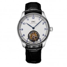 Portugieser Hand-Wound Tourbillon White Dial in Steel IW5458 Portugieser Hand-Wound Tourbillon White Dial in Steel IW5458