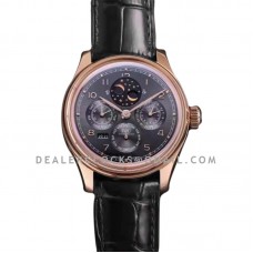 Portugieser Perpetual Calendar IW503404 Black Dial in Rose Gold Portugieser Perpetual Calendar IW503404 Black Dial in Rose Gold