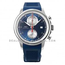 Portugieser Yacht Club Chronograph IW390705 Blue Dial in Steel Portugieser Yacht Club Chronograph IW390705 Blue Dial in Steel