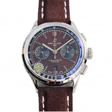 Premier B01 Chronograph 42 Bentley Centenary Brown Dial in Steel Ref. AB01181A1Q1X1
