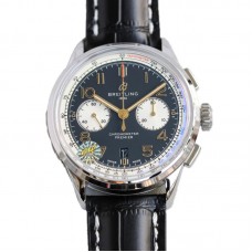 Premier B01 Chronograph 42 Blue Dial in Steel Ref. AB0118A21B1X2