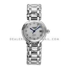 Primaluna MOP White Dial with Diamond Markers