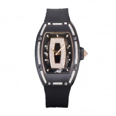 RM 007 Automatic Ladies Ceramique Noire Serti