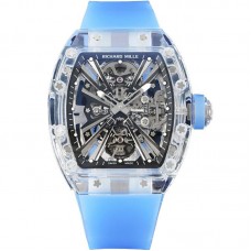 RM 012-01 Tourbillon Sapphire on Blue Rubber Strap RM 012-01 Tourbillon Sapphire on Blue Rubber Strap