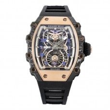 RM 021-01 Tourbillon Aerodyne in Rose Gold on Black Rubber Strap RM 021-01 Tourbillon Aerodyne in Rose Gold on Black Rubber Strap