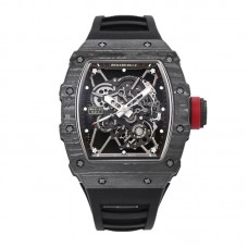 RM 035-01 Rafael Nadal NTPT Carbon on Black Rubber Strap RM 035-01 Rafael Nadal NTPT Carbon on Black Rubber Strap
