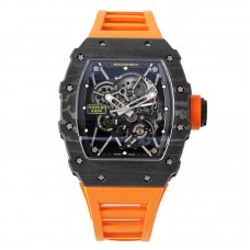 RM 035-01 Rafael Nadal NTPT Carbon on Orange Rubber Strap (Sonic) RM 035-01 Rafael Nadal NTPT Carbon on Orange Rubber Strap (Sonic)