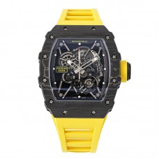 RM 035-01 Rafael Nadal NTPT Carbon on Yellow Rubber Strap (Sonic) RM 035-01 Rafael Nadal NTPT Carbon on Yellow Rubber Strap (Sonic)
