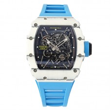RM 035-01 Rafael Nadal White NTPT on Blue Rubber Strap (Sonic) RM 035-01 Rafael Nadal White NTPT on Blue Rubber Strap (Sonic)
