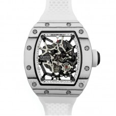 RM 035-02 Black Toro Americas in NTPT Carbon on White Rubber Strap RM 035-02 Black Toro Americas in NTPT Carbon on White Rubber Strap