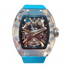 RM 047 Tourbillon Samurai Sapphire on Blue Rubber Strap RM 047 Tourbillon Samurai Sapphire on Blue Rubber Strap