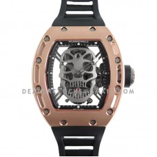 RM 052-01 Tourbillon Skull in Rose Gold