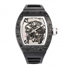 RM 055 Bubba Watson Americas Edition White Legend in NTPT on Black Rubber Strap RMUL2