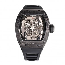 RM 055 Bubba Watson NTPT on Black Rubber Strap RMUL2
