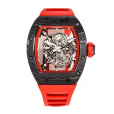 RM 055 Bubba Watson in NTPT Carbon Red Rubber Strap RM 055 Bubba Watson in NTPT Carbon Red Rubber Strap