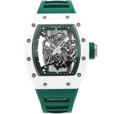RM 055 White Bubba Watson White Ceramic on Green Rubber