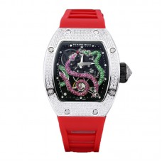 RM026-01 Tourbillon Serpent in Steel with Diamond Bezel RM026-01 Tourbillon Serpent in Steel with Diamond Bezel