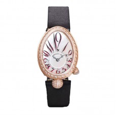 Reine de Naples in Rose Gold 8928BB Black Leather Strap Reine de Naples in Rose Gold 8928BB Black Leather Strap