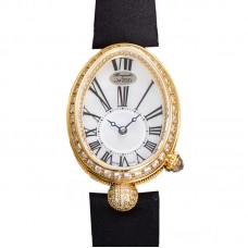 Reine de Naples in Yellow Gold 8928BA Black Leather Strap Reine de Naples in Yellow Gold 8928BA Black Leather Strap
