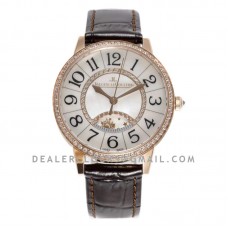 Rendez-vous Classic Night & Day 34mm MOP Dial with Diamond Bezel in Pink Gold