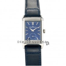 Reverso Tribute Duoface Small Second Blue/White Dial Ref. Q3988482