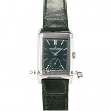 Reverso Tribute Duoface Small Second Green/White Dial
