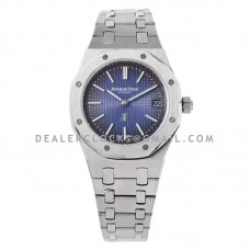 Royal Oak 15202 39mm Smoked Blue Dial Platinum