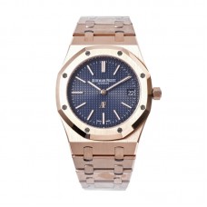 Royal Oak 15202 Blue Dial in Rose Gold