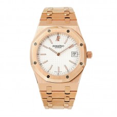 Royal Oak 15202 White Dial in Rose Gold