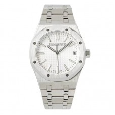Royal Oak 15202 White Dial in Steel
