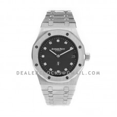 Royal Oak 15206PT 39mm Black Dial in Platinum