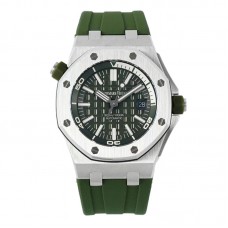 Royal Oak Offshore Diver Steel Khaki Dial 15710ST