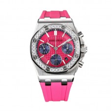 Royal Oak Offshore Selfwinding Chronograph 37mm Pink Dial in Steel 26231ST Royal Oak Offshore Selfwinding Chronograph 37mm Pink Dial in Steel 26231ST