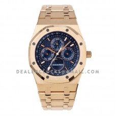 Royal Oak Perpetual Calendar Rose Gold 26574 Blue Dial Royal Oak Perpetual Calendar Rose Gold 26574 Blue Dial