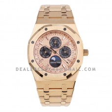Royal Oak Perpetual Calendar Rose Gold 26574 ”Salmon” Dial Royal Oak Perpetual Calendar Rose Gold 26574 ”Salmon” Dial