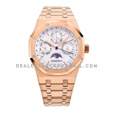 Royal Oak Perpetual Calendar Rose Gold 26574OR White Dial Royal Oak Perpetual Calendar Rose Gold 26574OR White Dial
