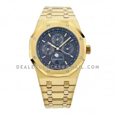 Royal Oak Perpetual Calendar Yellow Gold 26574BA Blue Dial Royal Oak Perpetual Calendar Yellow Gold 26574BA Blue Dial