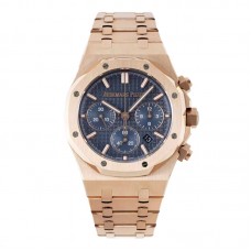 Royal Oak Self-Winding Chronograph Blue Dial in Rose Gold Royal Oak Self-Winding Chronograph Blue Dial in Rose Gold